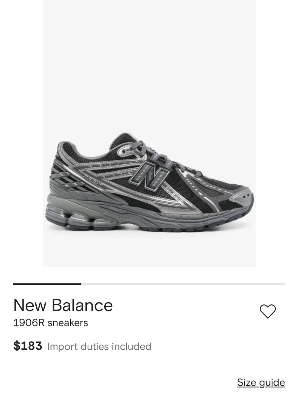 New Balance Men's Sneakers in Grey and Silver
